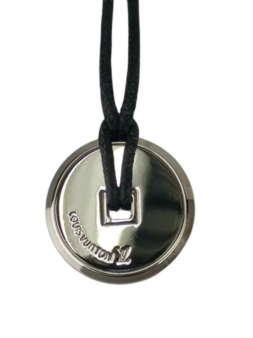 Louis Vuitton Eclipse Coin Necklace in Graphite